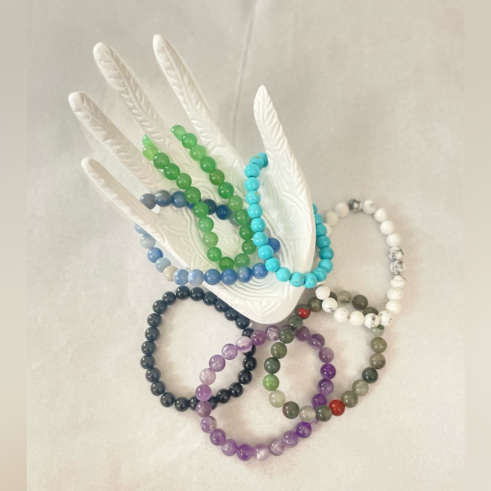 Intuitively Chosen Natural Stone Crystal Bracelet - Picture 1 of 2